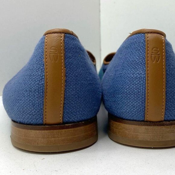 STUBBS & WOOTTON Blue Smoking Slippers Loafers Shoes - 11 - Picture 7 of 9